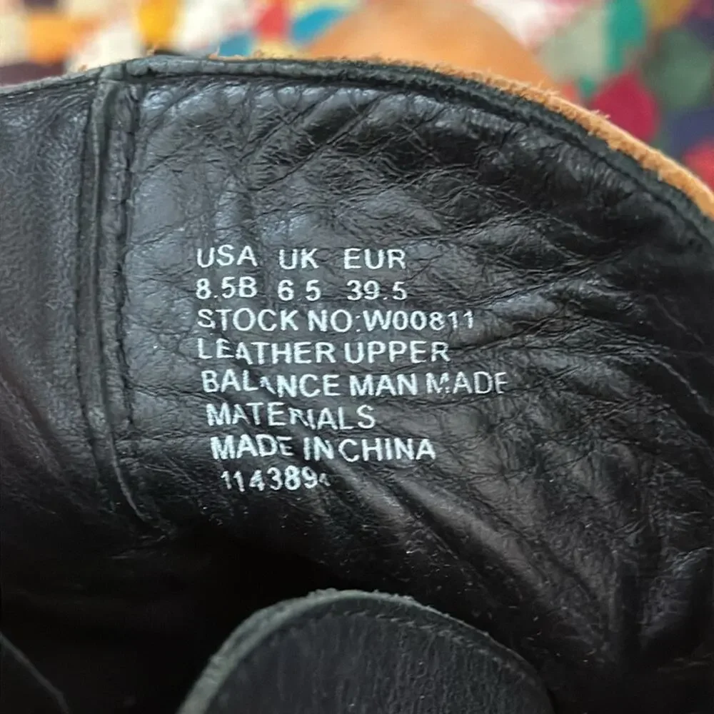 Wolverine 1000 Mile by Samantha Pleet Bonny Black & Tan Leather Boots - Picture 7 of 8